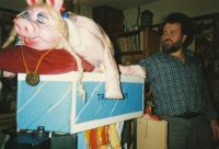 1987 Voorbereiding carnaval - worstmobiel 10